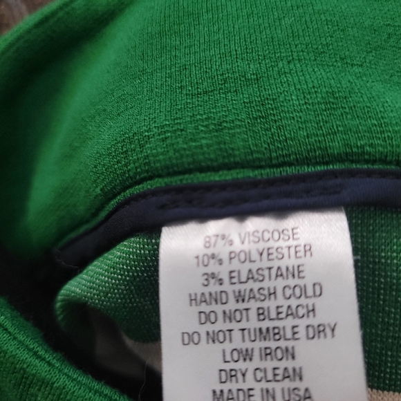 Pearl‎ by Lela Rose Green, Navy, and Ivory (more white) Pants - Picture 6 of 7